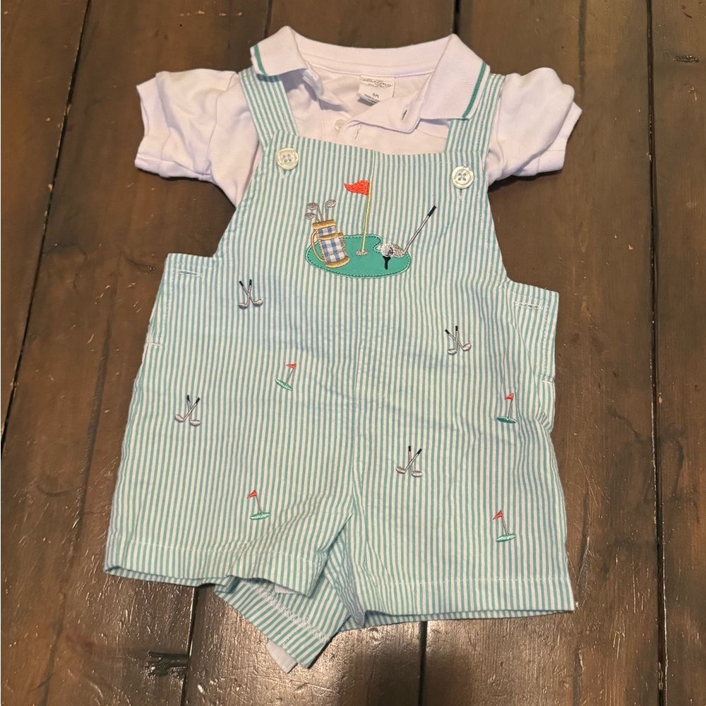 Starting Out White Baby Polo Shirt